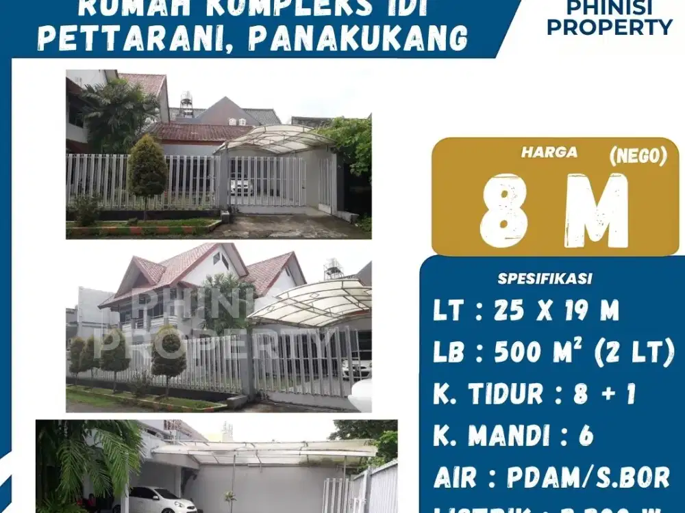 Dijual Rumah di Kompleks Idi Jalan Ap Pettarani