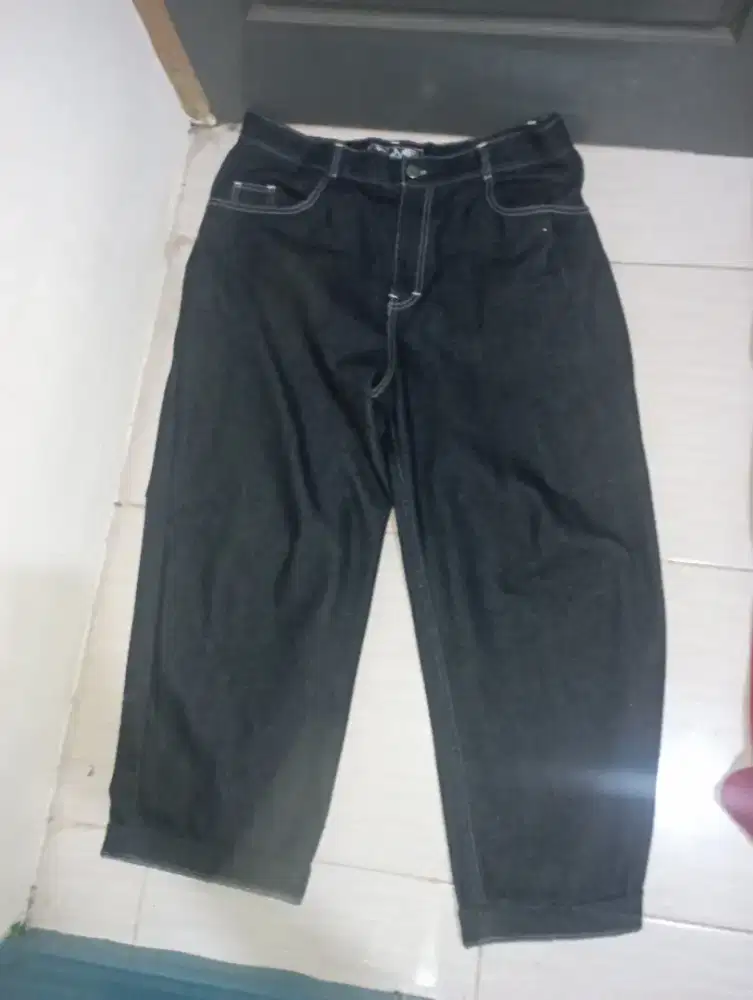 Celana Baggy jeans y2k