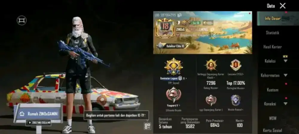 JUAL BELI AKUN PUBG MOBILE