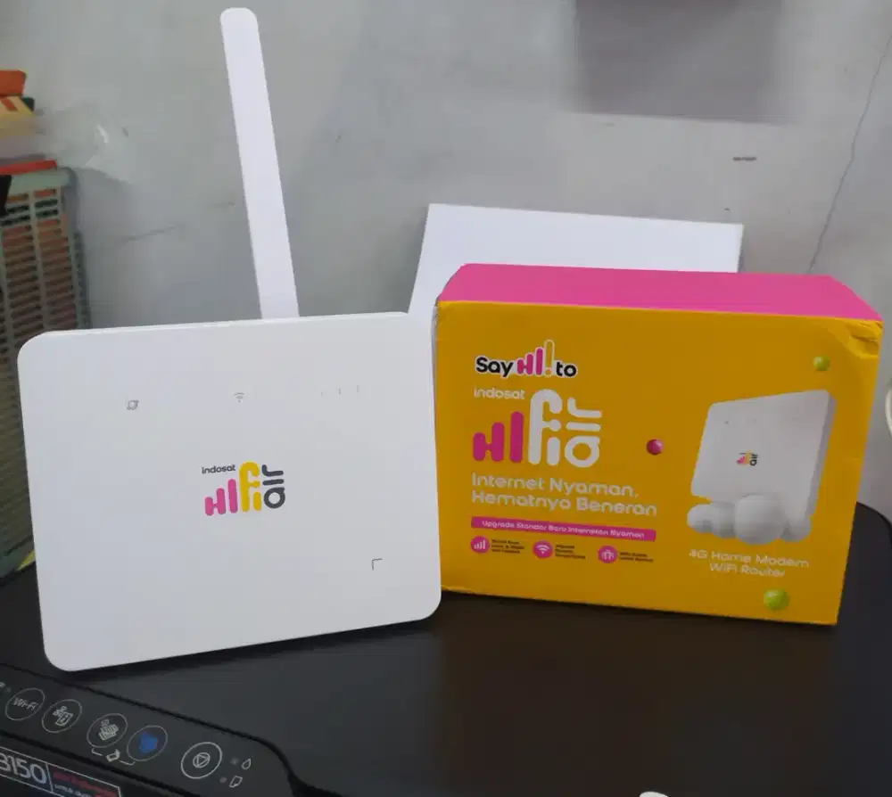 BARU MODEM ROUTER WIFI INDOSAT ORBIT B313 UNLOCK PLUS ANTENA