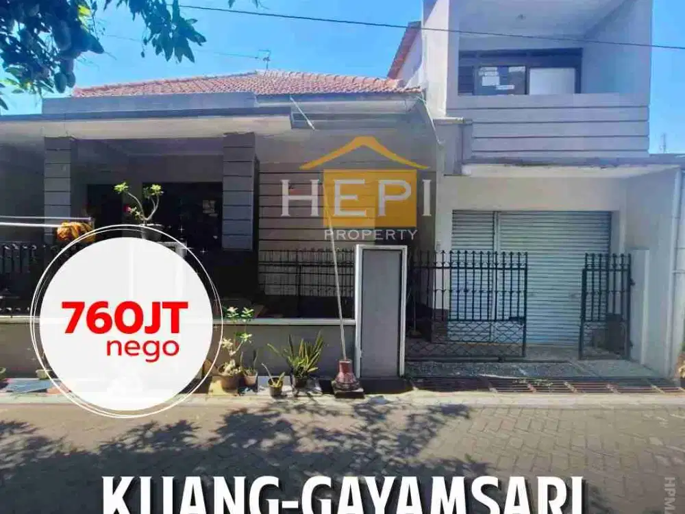 rumah dijual di Kijang Gayamsari Semarang. dekat ke akses tol Gayamsari dan tengah kota