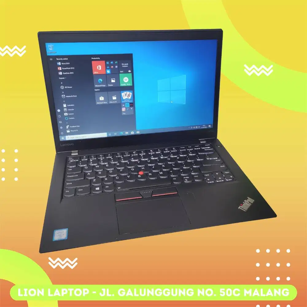 RAM 8GB SSD 256GB Core i7 SLIM Lenovo Thinkpad T470s [17|12]