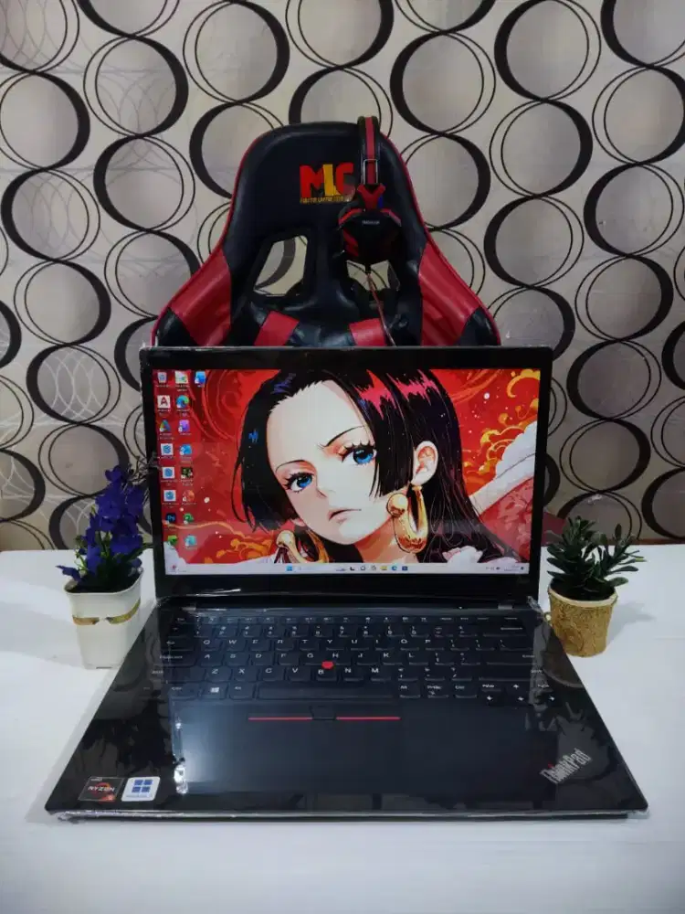 Lenovo Thinkpad T495-Pro Slim Black Edition MULUS [RAM 16 GB/SSD]