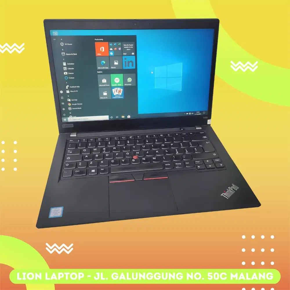 RAM 16GB i5 Gen 8 SSD 256GB Lenovo Thinkpad T490 [17|12]