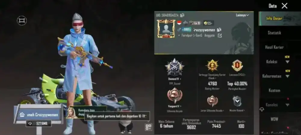 JUAL BELI AKUN PUBG MOBILE