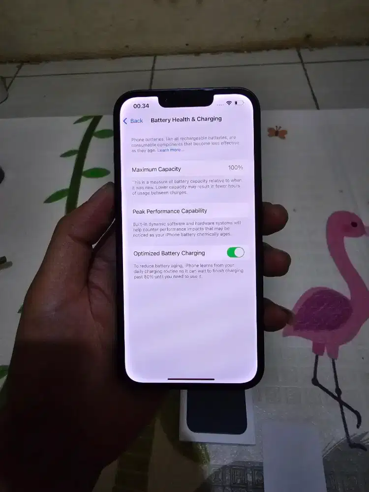 Iphone 13 128 bh 100 garansi baru aktiv