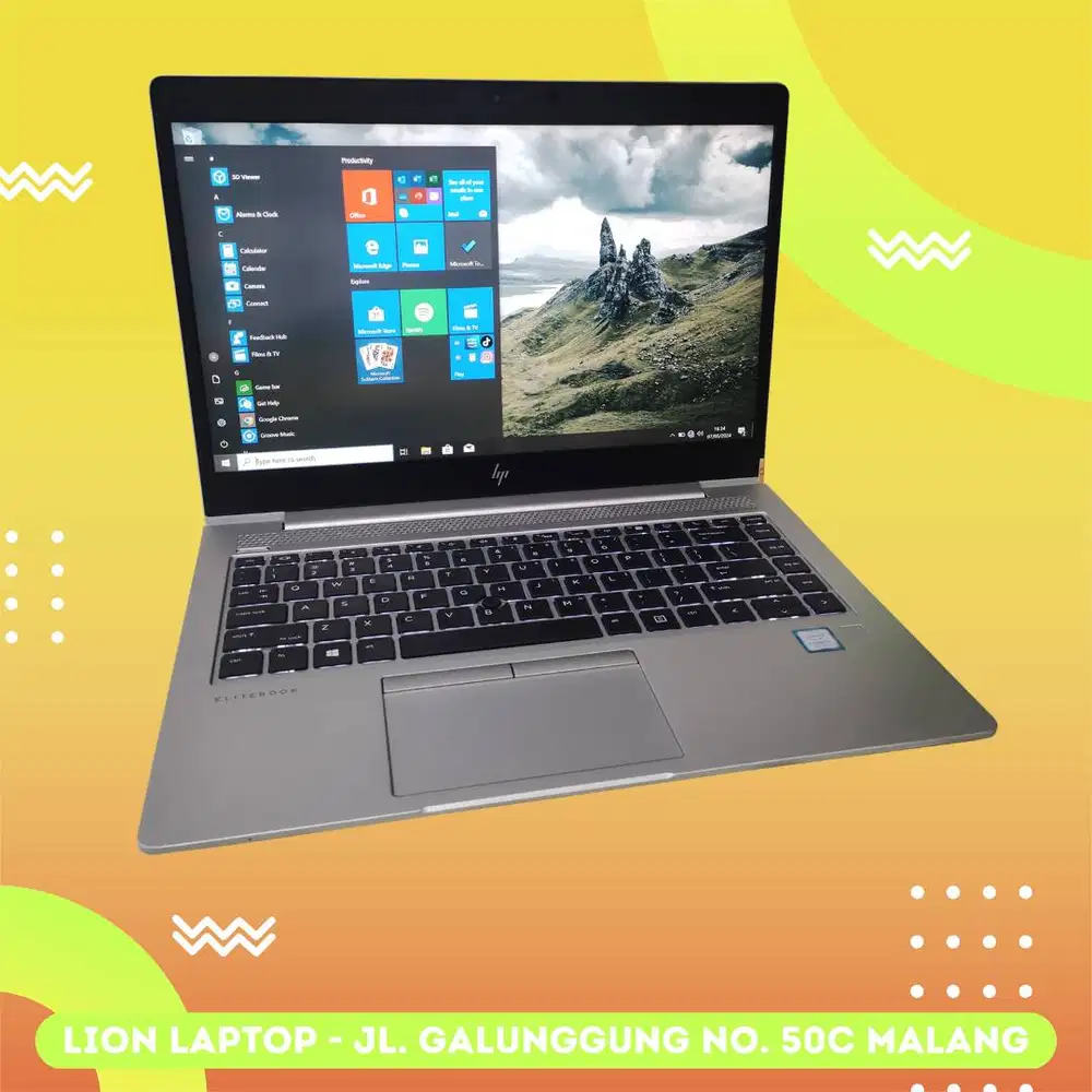 Core i5 Gen 8 RAM 8GB SSD 256GB HP Elitebook 840 G5 [17|12]