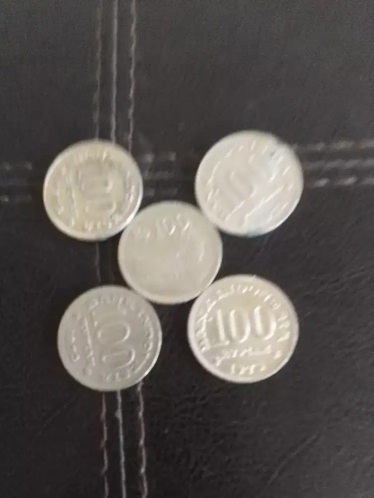Uang Koin Jadul Pecahan Rp 100 tebal 1973