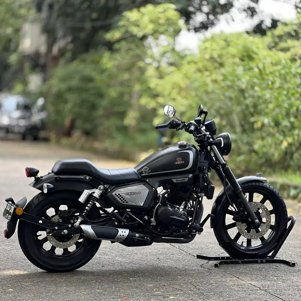 ANTIK! BENELLI MOTOBI 200 EVO 2022 HITAM KM 4K PAJAK ON SIAP SANTAI