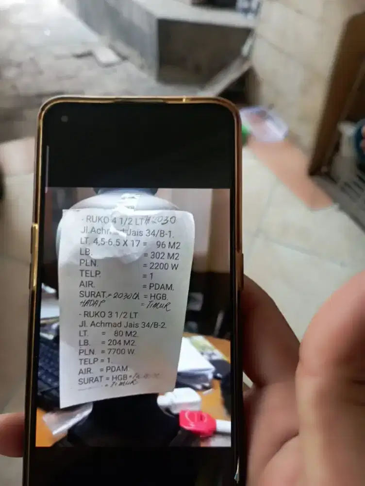 Dijual Ruko jejer siap huni di Grand Achmad Jais surabaya