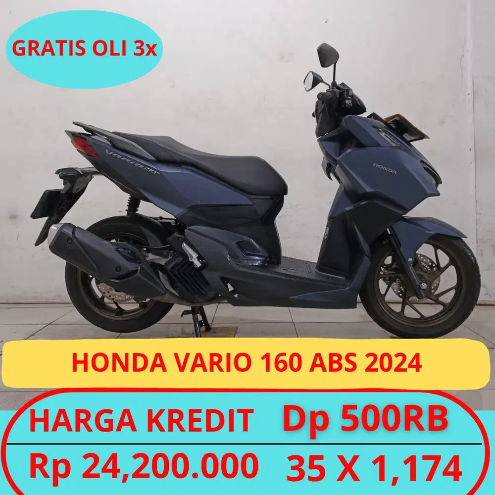 HONDA VARIO 160 ABS 2024 DP HANYA 500 RIBU GUYSS