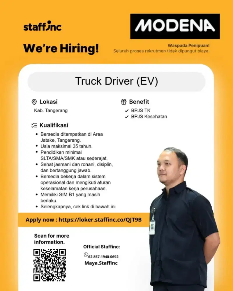 Lowongan Kerja Truck EV