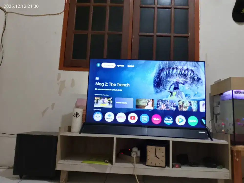 Tv Polytron 43 inch android sound bar