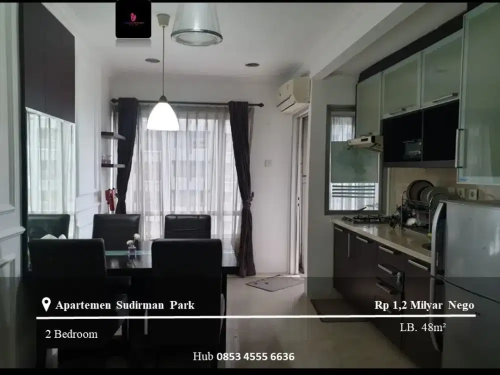 Dijual Apartement Sudirman Park Mid Floor 2BR FF
