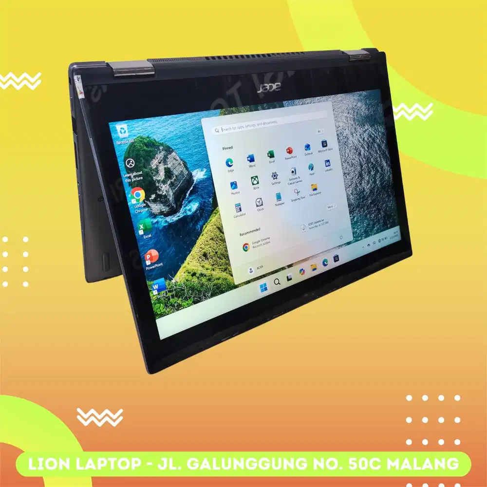 2 in 1 Flip Core i5 Gen 8 8/256 Acer Spin SP513-52N [17|12]