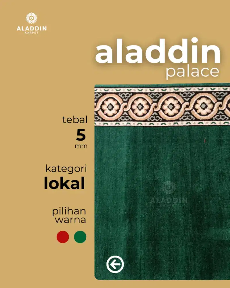 Karpet masjid tipe alddkn palace