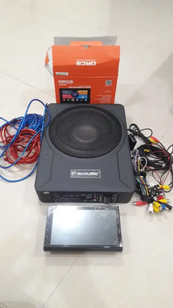 Orca Car Multimedia System Android  + Subwoofer Kolong (satu set)