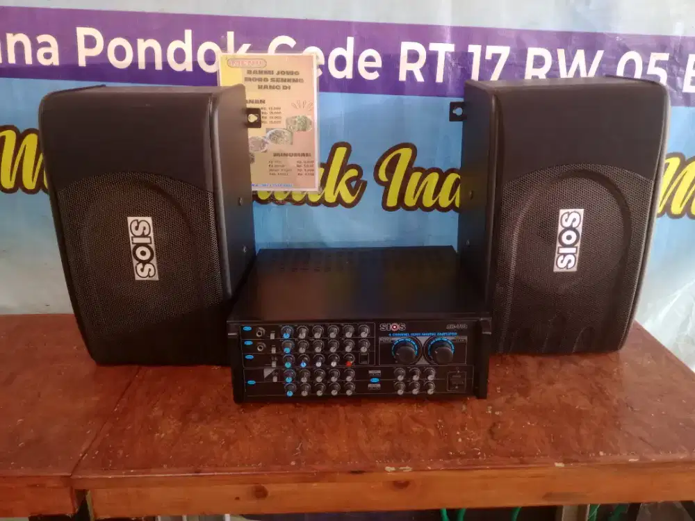 Set karaoke merek Sios