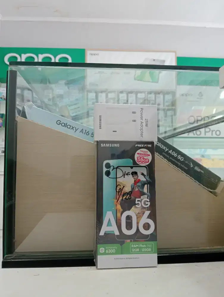 SAMSUNG A06 5G 6/128 NEW MURAH QR GADGET