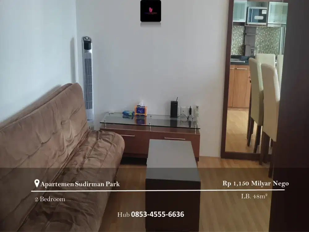 Dijual Apartement Sudirman Park 2BR FF