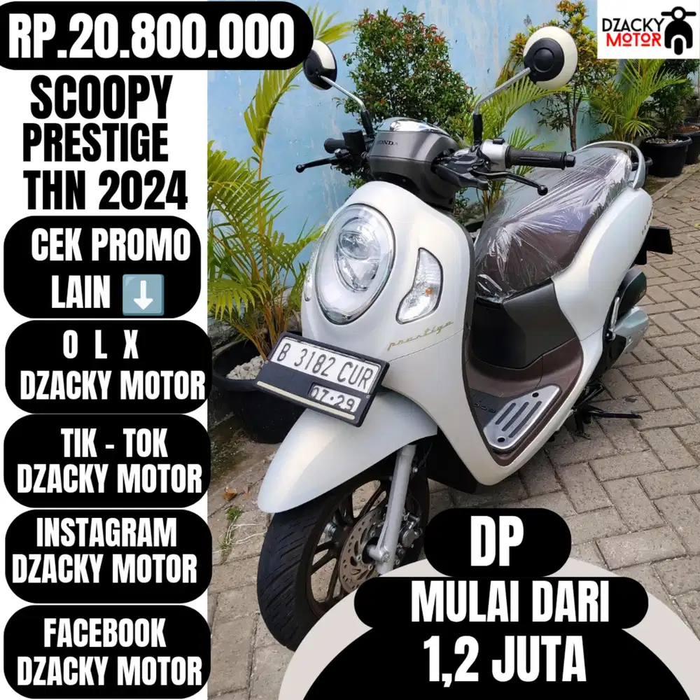 SCOOPY PRESTIGE THN 2024 SECOND LIKE NEW