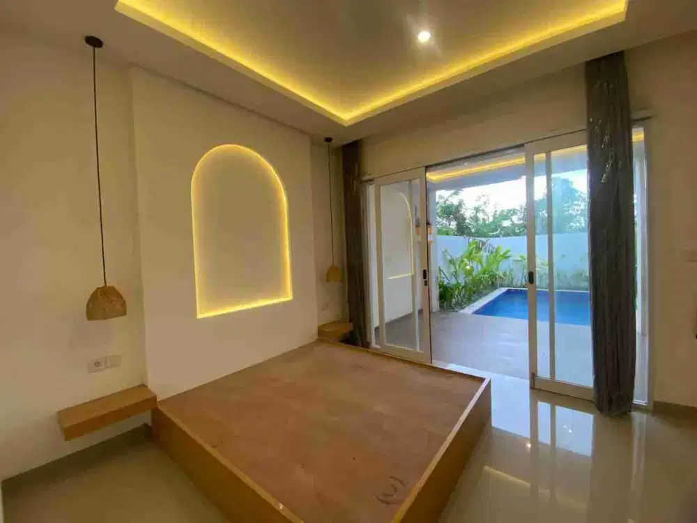 villa Cantik murah Dekat Tanah lot lingkungan asri shm