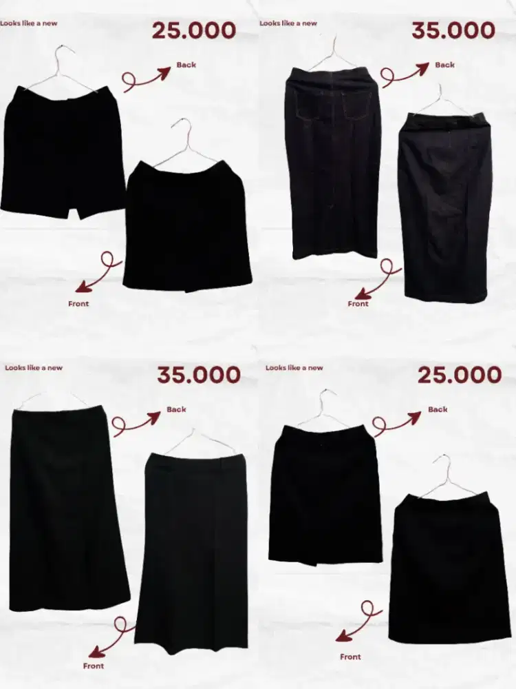 Preloved Rok Panjang Wanita