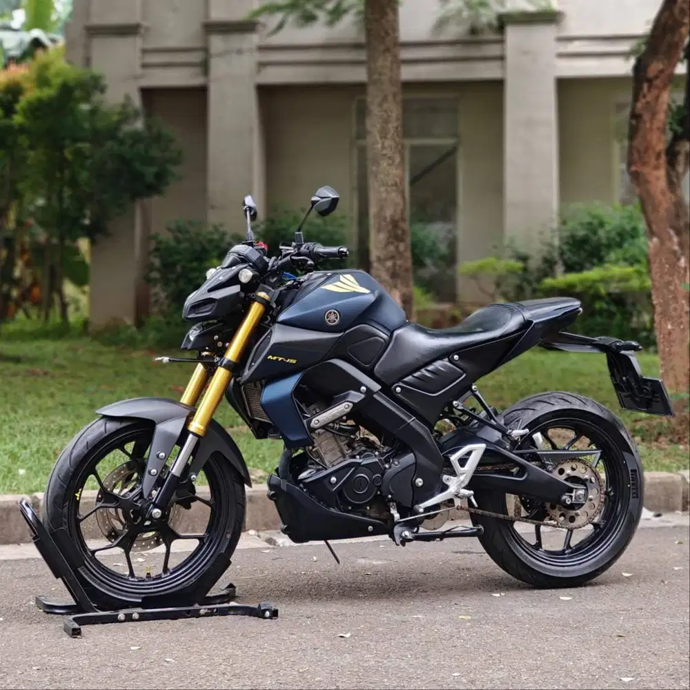 YAMAHA MT15 2019 BIRU PAJAK PANJANG SIAP NGEBUT