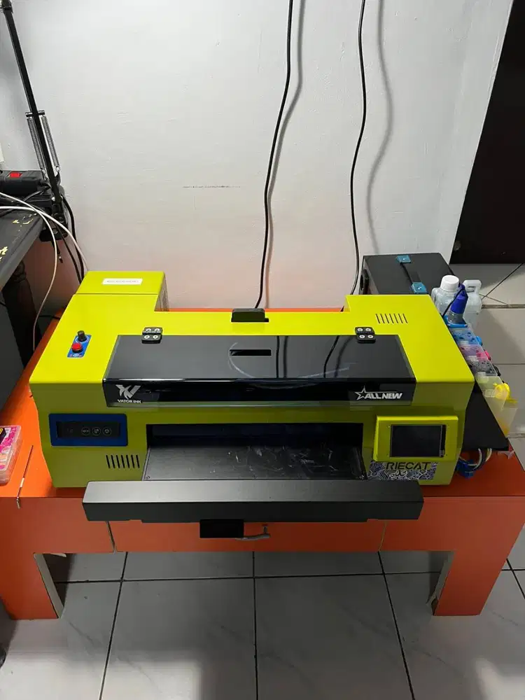 Paket Lengkap Printer DTF Riecat Alfa Allnew (Kondisi printhead rusak)