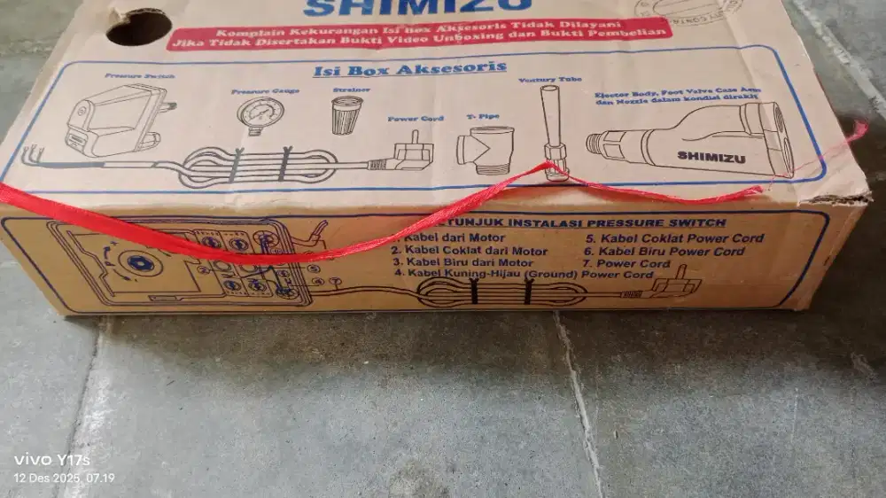 PART SHIMIZU JETPUMP PC 260, PC 268, PC 375