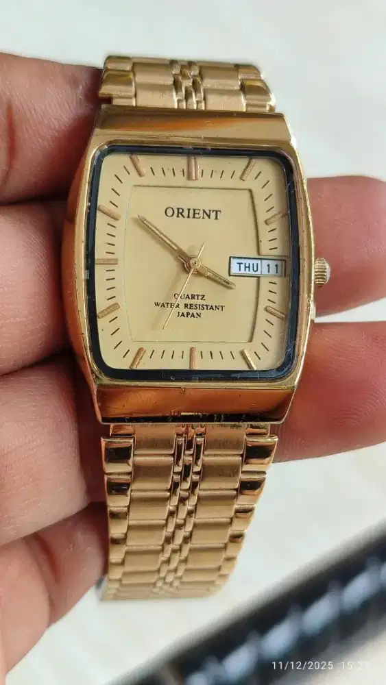 jam tangan Orient tank Original Vintage klasik