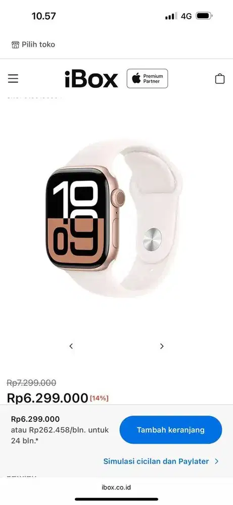 IWATCH SERIES 10 ROSE GOLD 42mm
