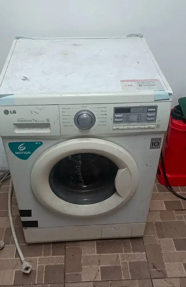 Jual mesin cuci front loading LG bekas