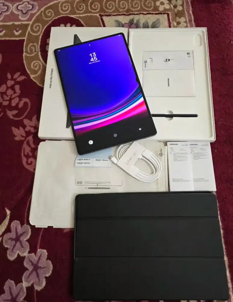 samsung Galaxy tab S9 ultra ram 12/256gb resmi sein,fulset original
