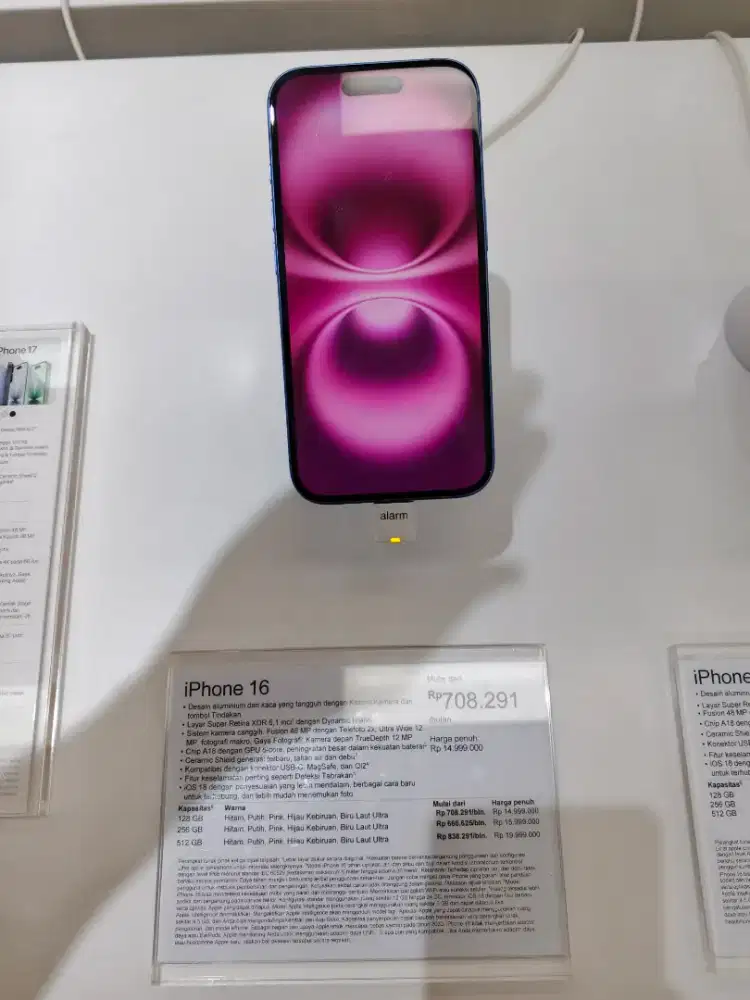 Promo cicilan murah iPhone 16 dengan menggunakan shopeepaylater xtra