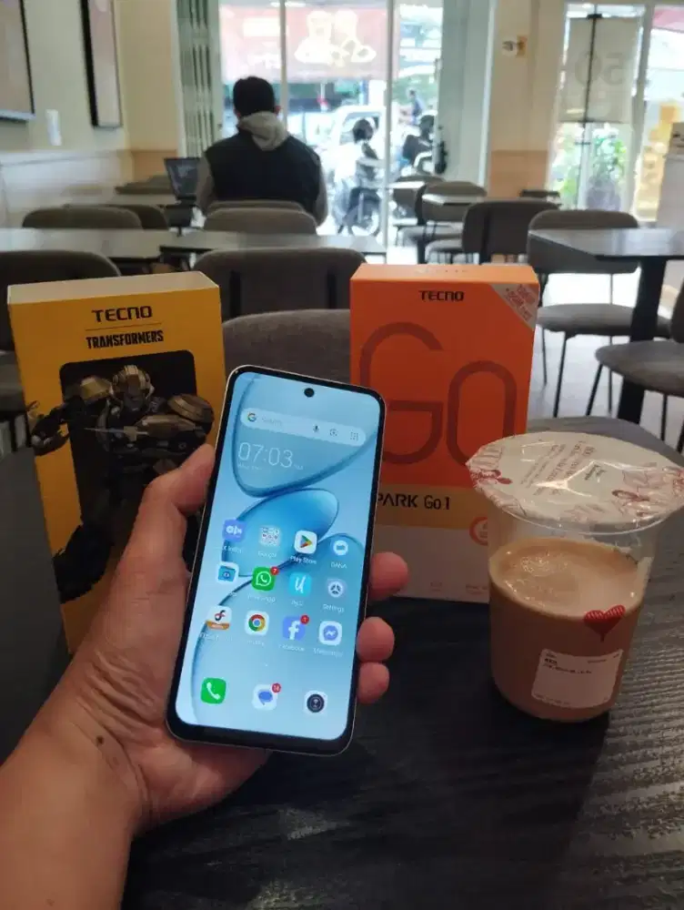 Tecno Spark GO 1 4+4/128GB Full Set Murah