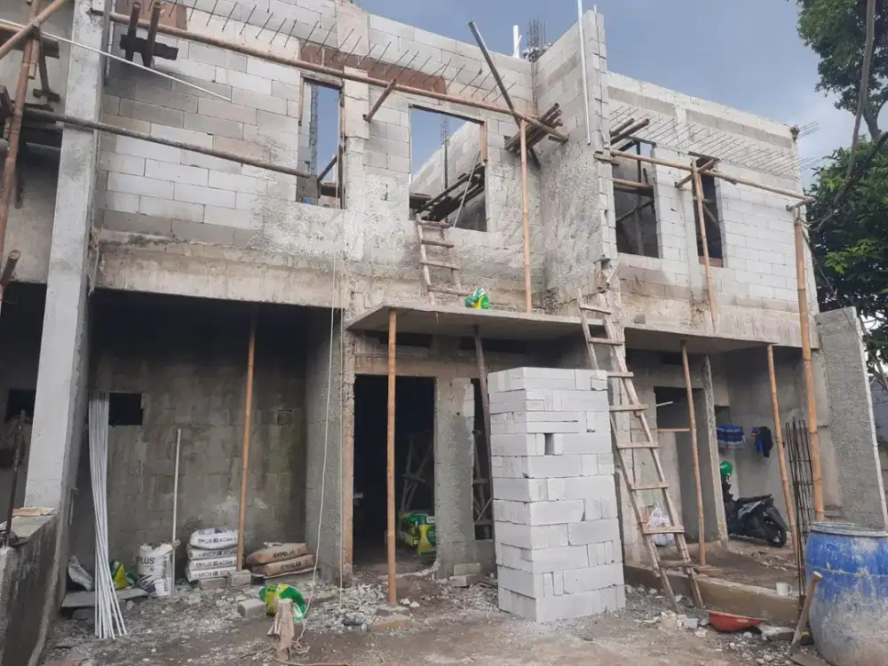 Hunian cluster type 2 lantai termurah di jcibubur cuma 600juta an