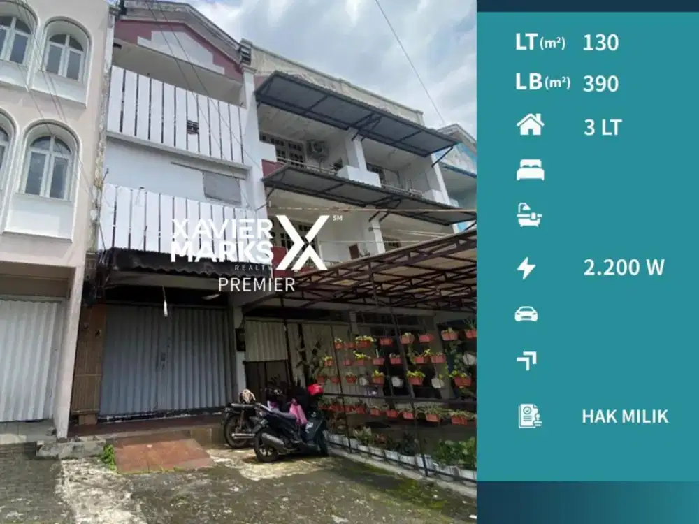 Disewakan Ruko di Puncak Mandala Tidar , Pisang Candi Sukun, Malang