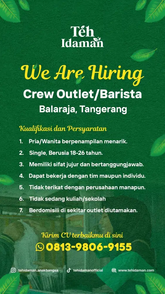 Lowongan Kerja ( Dibutuhkan Segera )