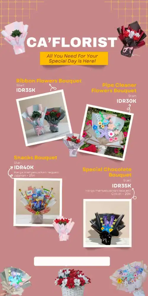 Jasa Buket Bunga Ca'Florist