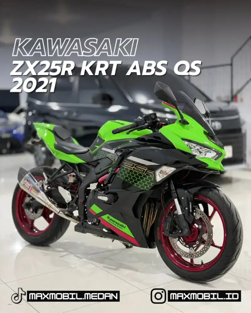 [ODO 4RB‼️] KAWASAKI ZX25R KRT ABS QS 2021 pemakaian 2022