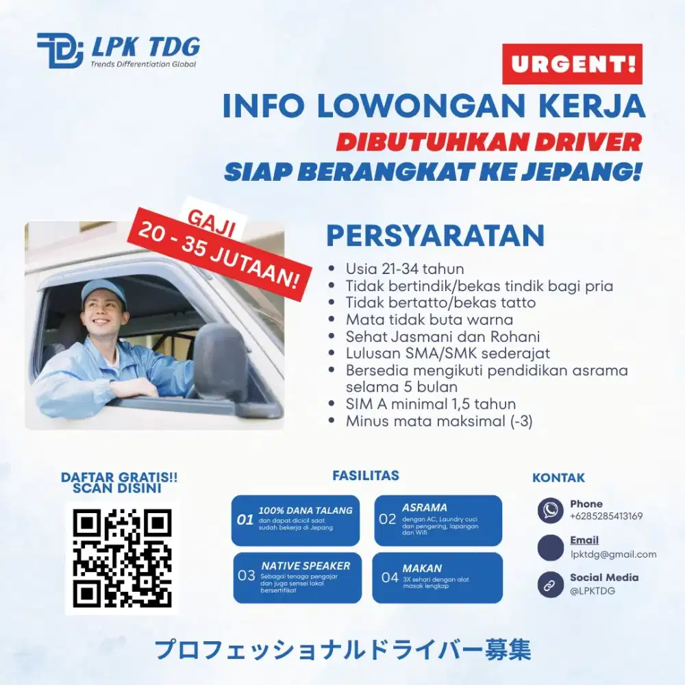 Driver penempatan di jepang