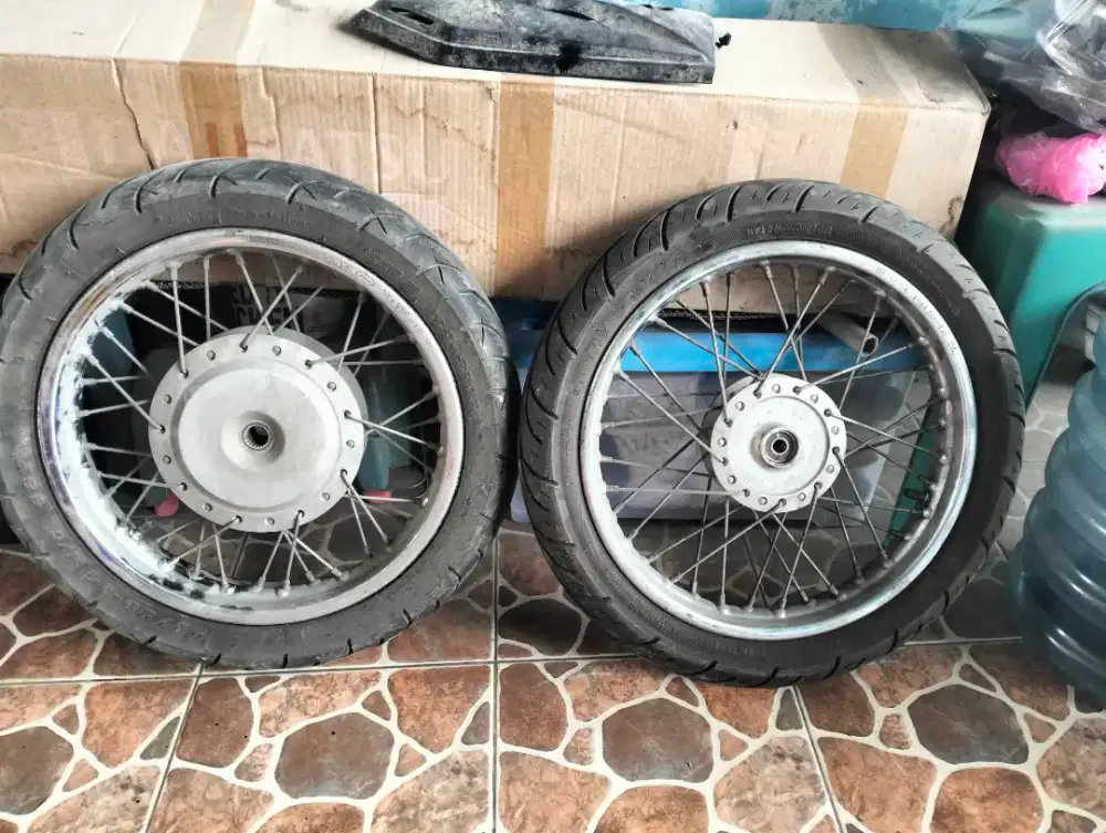 Copotan velg dan ban honda beat