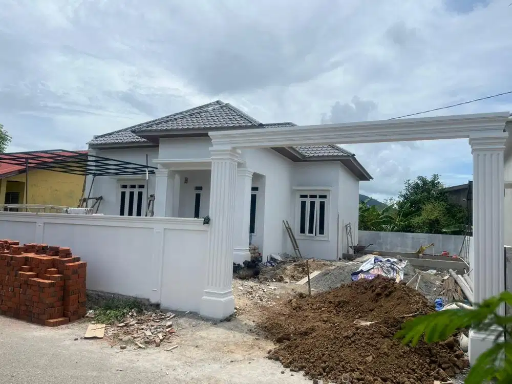 Rmh minimalis type 80/290.M.pinggir jln aspal gp cot lamkuweuh meuraxa