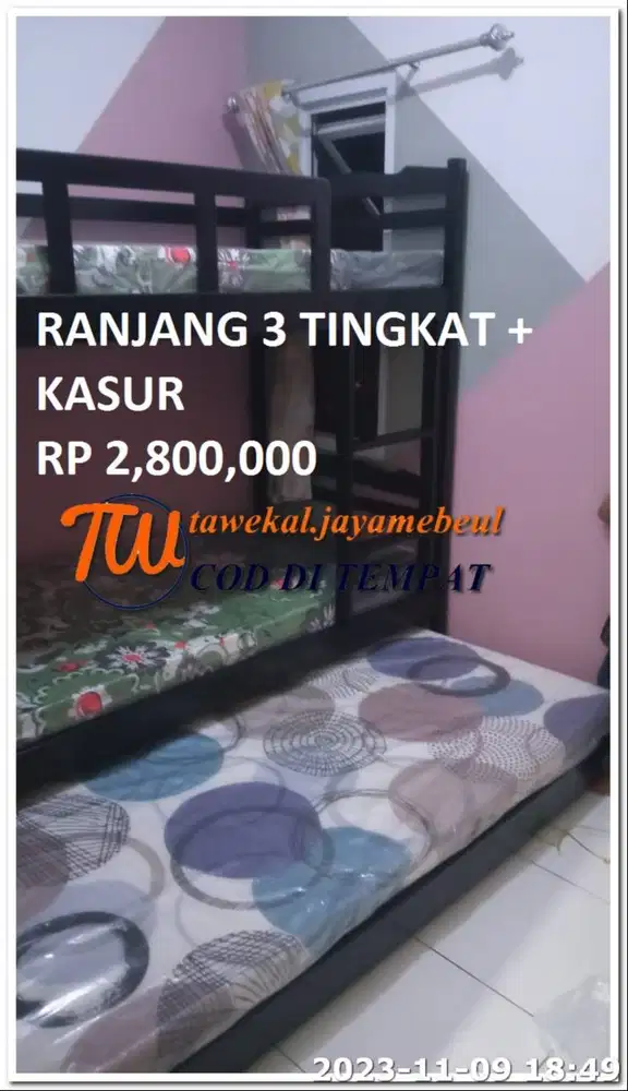 SET KANTOR RANJANG KAYU TINGKAT RISBANG KAYU SUSUN BERBAGAI MODEL