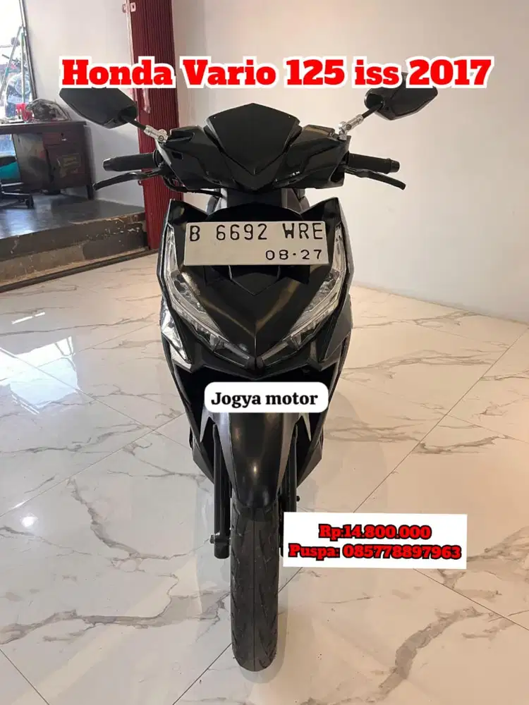 (B) honda vario 125 iss tahun 2017 cash credit