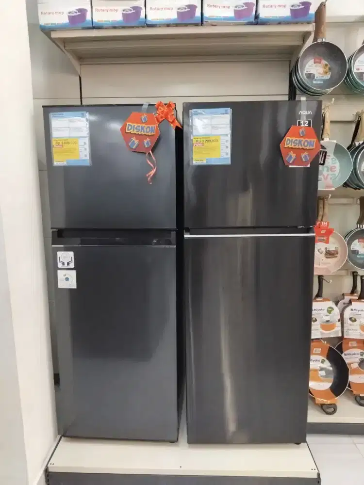 Kulkas Aqua 2pintu Bisa Cicilan Tanpa Kartu Kredit