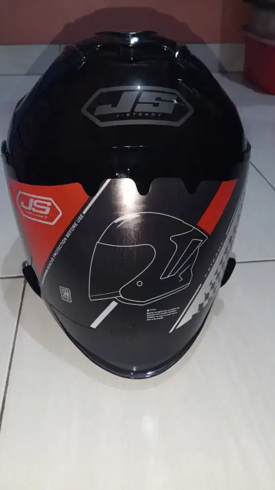 HELM JS HITAM GLOSY ARMOR