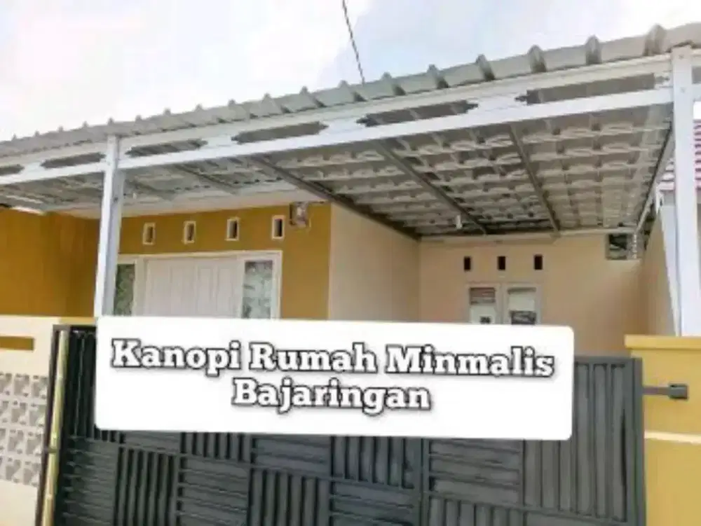 kanopi minimalis baja ringan galvalum murah