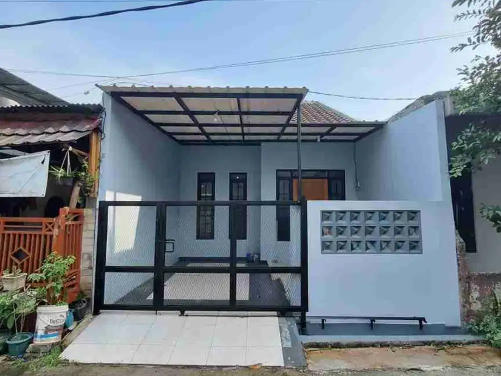 Rumah Cantik Minimalis Siap Huni Harga Ekonomis 20 menit ke Stasiun Rawabuntu